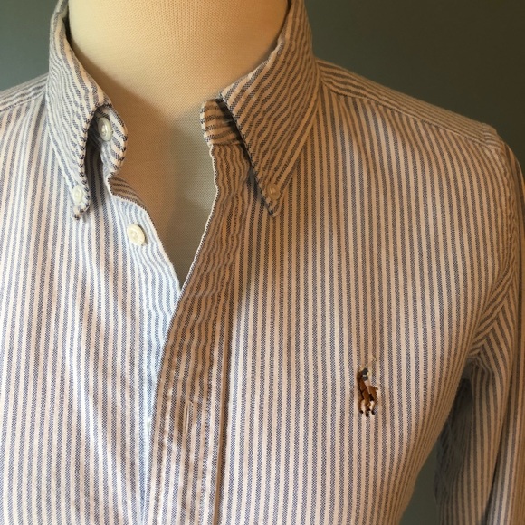 Ralph Lauren Tops - Ladies Ralph Lauren Stripe Oxford